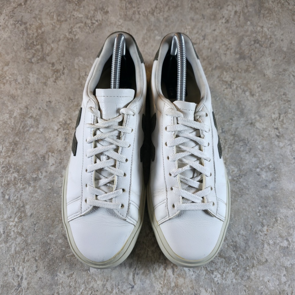 Veja Campo Womens 9 White Chromefree Athletic Leather Walking Shoes Sneakers - Picture 3 of 10